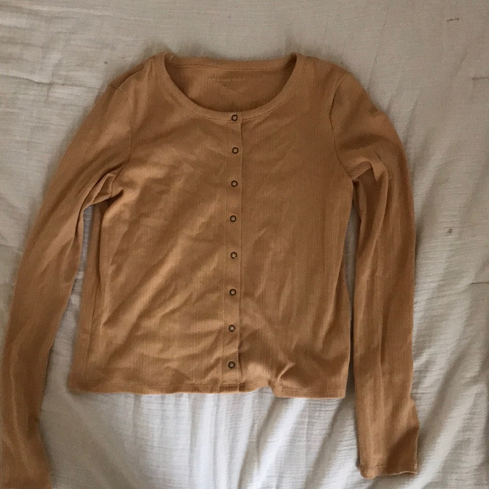 Mustard yellow American eagle long sleeve